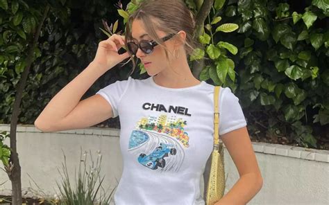 chanel t-shirt formula 1|chanel's f1 t shirt.